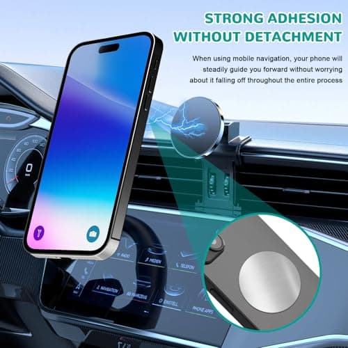 20PCs Thin Metal Plates for Magnetic Car Phone Holder,Phone Magnet Sticker,Universal Metal Discs Replacement with Strong Adhesive for Car Mount,Phone Cars Holder Compatible with Cars Magnetic Mount — view 4