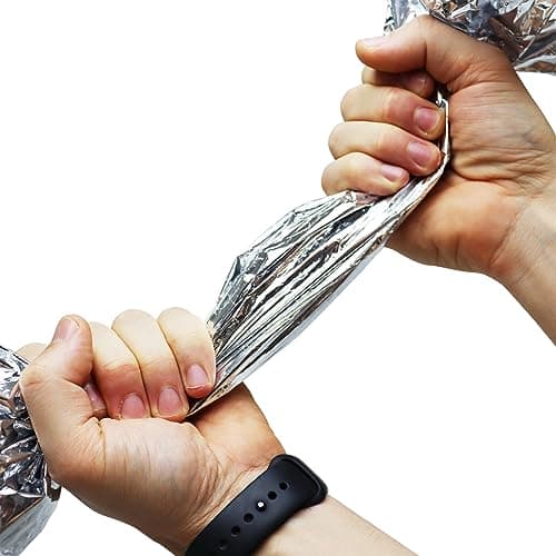 RE-GEN 4 Pack Emergency Thermal Foil Blanket. Travel Camping First Aid Medical Sports & Athletics — view 3