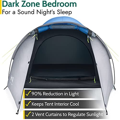 Trail Bracken 2 Man Tent with Porch, L300cm x W140cm x H110cm — view 2