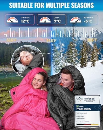 KingCamp Sleeping Bag 3-4 Season Single Black L — view 3