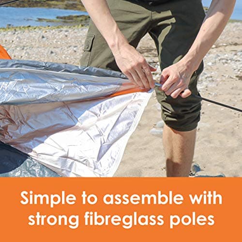 Nalu Beach Shelter Tent | 2-3 Person | Aluminium Frame Sun Protection | Outdoor Tent — view 4