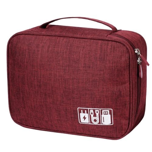 OFFCUP Travel Cable Organiser Bag, Portable Bag Electronics Organizer