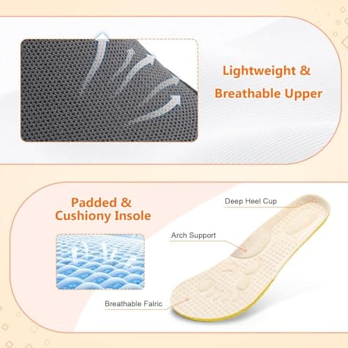 JIASUQI Barefoot Shoes Womens Wide Casual Walking Shoes Zero Drop Minimalist Sneakers with Adjustable Strap Slip on Clogs for Office Shopping Travel(Dark Grey 40,Size UK 7) — view 4