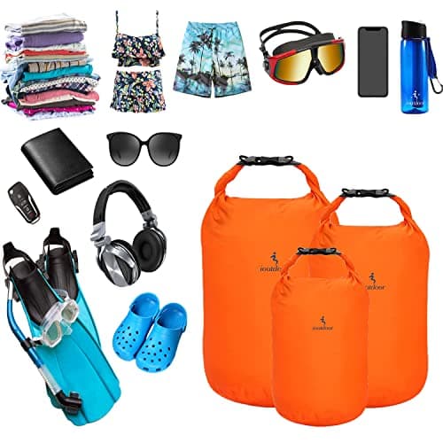 ioutdoor Boat Dry Bags 2L/5L/10L/20L/40L/70L Waterproof Dry Sack(Orange 5L) — view 4