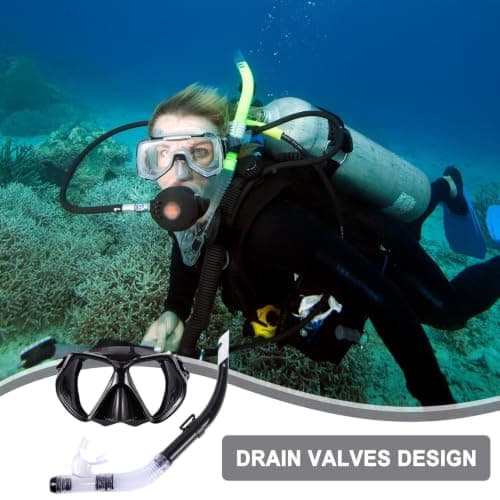 Adult Snorkel Kit Panoramic View Anti-Fog Swimming — view 2