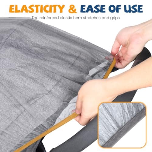 Mosquito Net for Pram, Universal, Grey — view 6