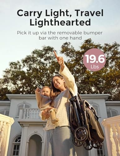 Momcozy ClickGo Lightweight Stroller, Compact Travel Stroller for Airplane — view 3