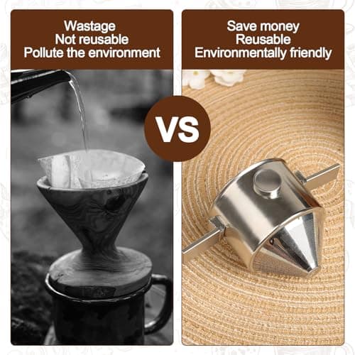 Foyucool Pour Over Coffee Filter, Foldable & Portable Design — view 4
