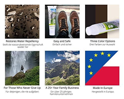 Mountval Waxed Cream, Nourishing And Waterproofing Cream For Leather Trekking Shoes, With Sponge Applicator (Transparent) — view 3