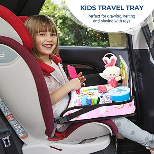INFANZIA Kids Travel Tray for Car Seat, Road Trip Activities for kids — view 3