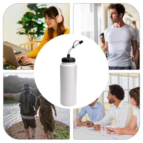 1000ml Sports Water Bottle with Straw – 1L Leak-Proof Drinking Cup — view 4