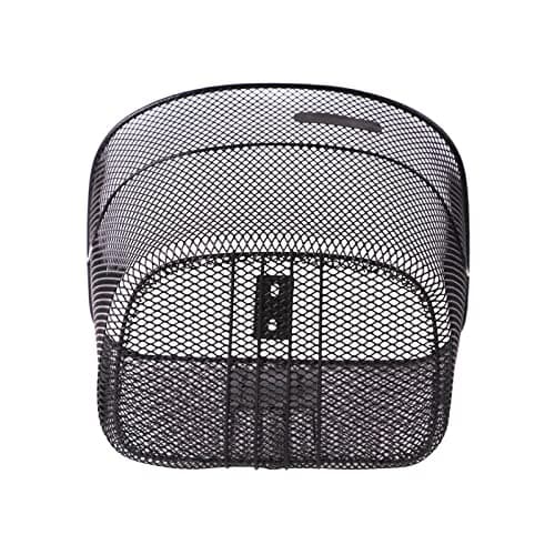 Ronyme Bikes Basket Front Rear Cargo Rack Bike Frame Basket, Travel Folding Bike Riding Wire Mesh Basket Lightweight for Women Men Organizer, — view 3