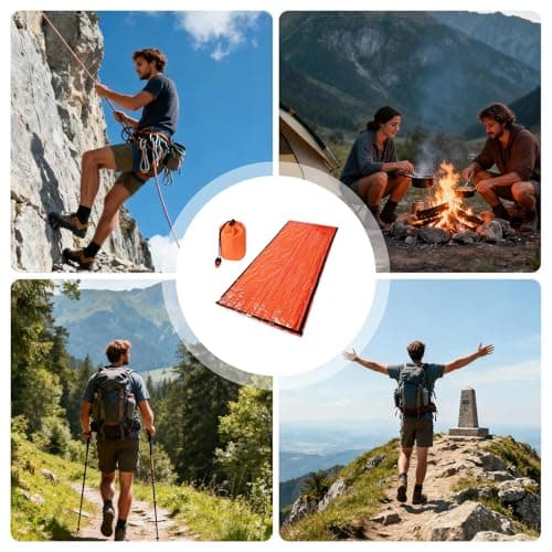 Sleeping Bag for Camping Body Heat Retain Ground Mat — view 4