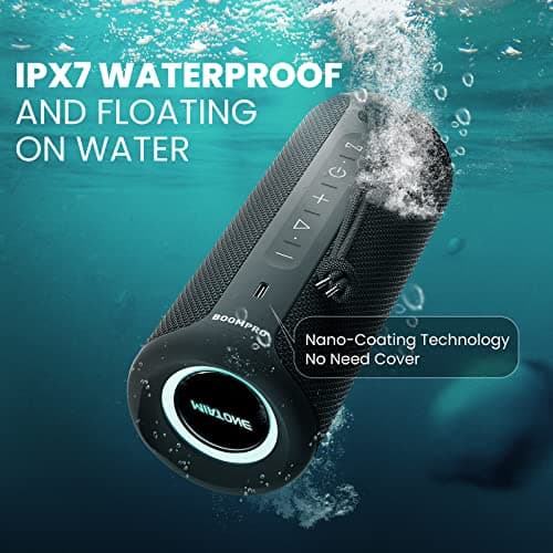 MIATONE Boompro Bluetooth Speaker 36W with Stereo Sound for Present - Black — view 6