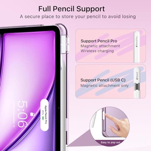 MoKo for iPad Air 13-Inch Case (M4/M3/M2) 2026/2025/2024 with Pencil Holder — view 6
