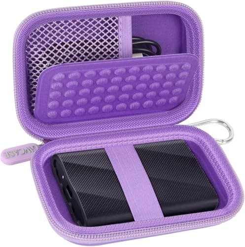 GWCASE for Samsung T9/T7/T7 Shield SSD Case, Anti-Shock, Purple