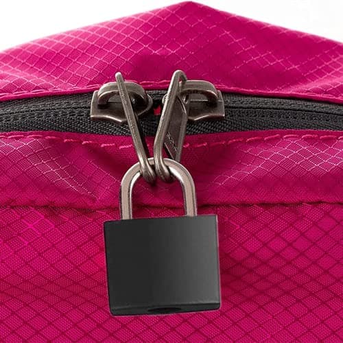 2 Pcs Luggage Locks Suitcase Padlocks Suitcase Locks with Keys, Brass Mini — view 3