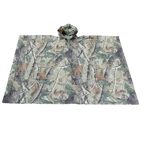 TRIXES Camouflage Waterproof Rain Poncho, Lightweight for Adults - Hiking, Festivals, Travelling and More — view 5