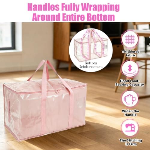 ZFWDSY Moving Bags 93 L,8-Pack Storage Bags Moving Boxes Alternatives — view 2