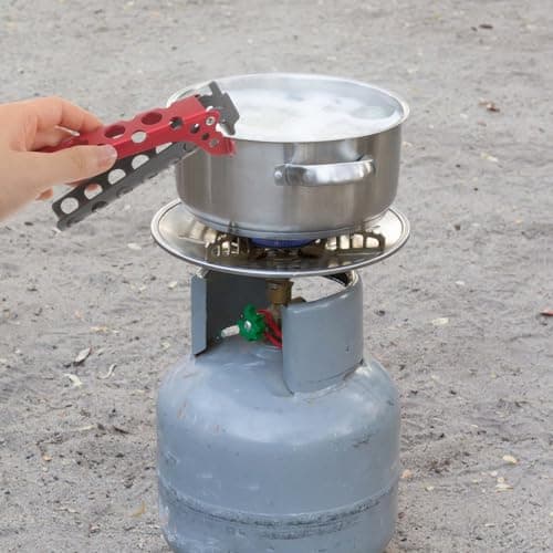 Healeved Anti Slip Camping Pot Clip Holder, Aluminum Alloy Pan Clamp — view 6