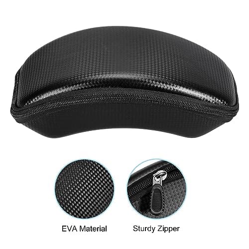 PATIKIL Hard Ski Goggle Case, EVA Sports Glasses Case Shockproof Snowboard Goggles Box, 8.66" x 5.51" x 3.54" — view 3