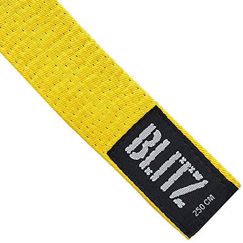 Blitz Plain Coloured Belt - Yellow - 280cm