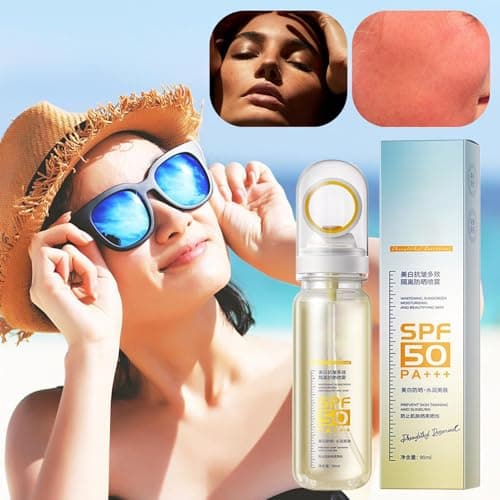 Sunscreen Spray, Travel Spf 50, 1.97x7.87in Broad Spectrum Protection, 90ml Portable Size, Water-Resistant Formula for Workouts, Vacation, Water Sports, Outdoor Activities — view 4