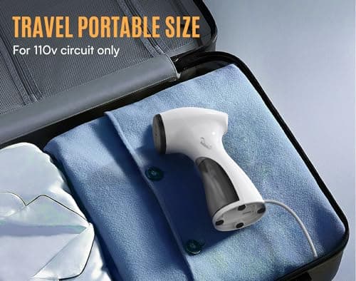 OLAYMEY Handheld Clothes Steamer 1600W, 25g Jet Steam, Fast Heat-up — view 6