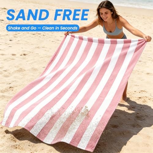 Microfibre Beach Towels for Adults - 1 Pack 180x90cm Microfibre Towel — view 5