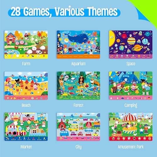 SpriteGru 28 Dry Erase Activities Book, Reusable & Erasable Game Pad, Explore and Find Games Interesting Educational Toy and Learning Tool for Road Trip Airplane Travel — view 6