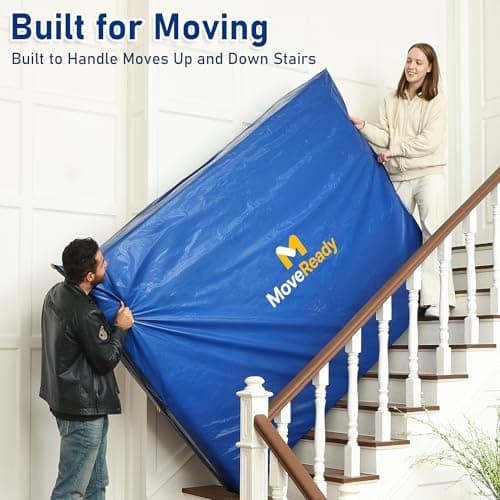 MoveReady Single Mattress Cover for Moving, Mattress Storage Bag — view 3