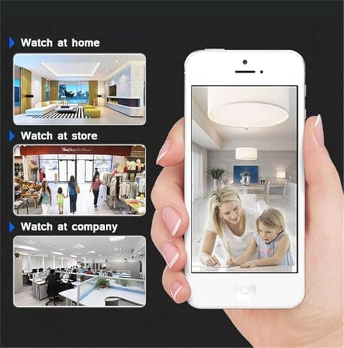 SHENGMEI Magnetic Security Camera, Mini Security Camera with Night Vision, WIFI HD Portable Camera, Intelligent Motion Detection, App Controlled Mini Camera — view 6