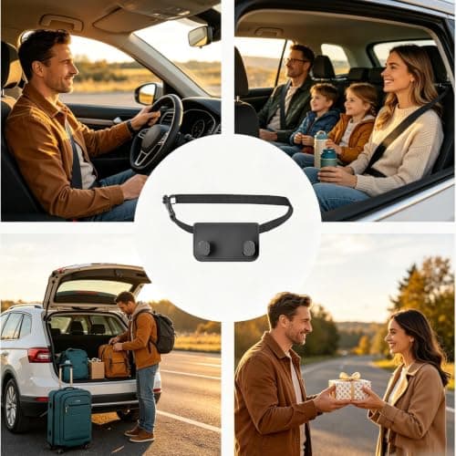 Car Seat Back Storage Hook - Double Universal Adjustable Organizer — view 3