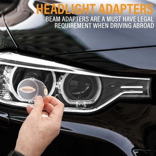 Xtremeauto European Driving Kit 2026 - European Car Travel Kit For France, Including Headlight Headlamp Beam Deflectors For Europe, Warning Triangle, Breathalysers & More, Driving In France Kit 2026 — view 3