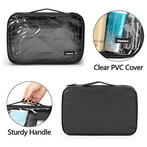 Damero 4Pcs Clear Travel Toiletry Bag — view 2