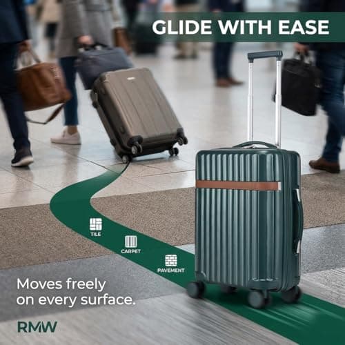 RMW Suitcase 20 Inch Cabin Hard Shell Lightweight Carry On Luggage ABS+PC — view 2