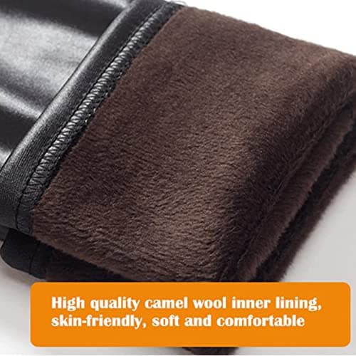 Faux Leather Leggings for Women PU Leggings Elasticated Waist Thermal Women UK Thick Fleece Lined Fleece Lined Tights Thermal Warm Winter Thick Yoga Pants Leather (C, XXL) — view 3