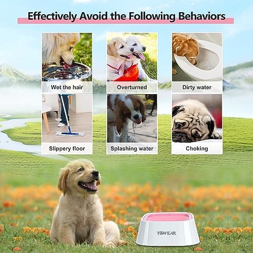 No Spill Travel Dog Water Bowl with 1.5L For Dog Cat Puppy Kitten — view 2