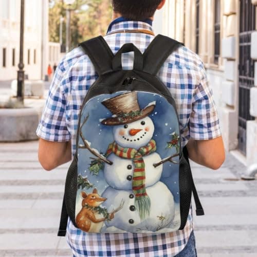 BVNMT Travel Laptop Backpack for Men Women,16 Inch Work Business Backpack — view 6