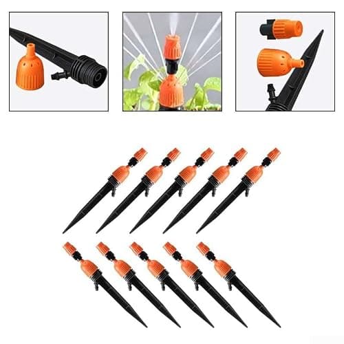 Adjustable Garden Sprinkler 10 Pack Outdoor Watering Kit Multi Angle — view 5