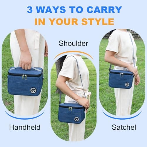 BEHONA 6.4L Insulated Lunch Bag, Cool Bag, Foldable Cooler Bag, Picnic Bag — view 4