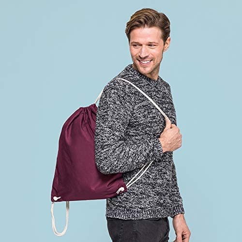 Hippowarehouse University Survival Kit Drawstring Cotton School Gym Bag 37cm x 46cm, 12 litres — view 3