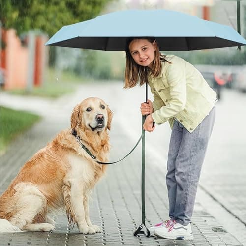 Sykerout Compact Travel Umbrella - Lightweight, Windproof, UV Protection, with Capsule Case, Perfect for Women's Handbags(blue) — view 4