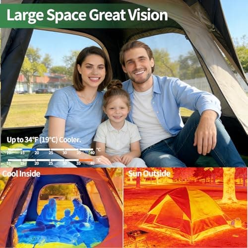 Beach Dome Shelter, Instant Camping Tent for Beach, Hiking & Garden — view 5