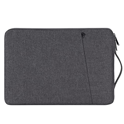 Chelory 15.6 Inch Laptop Sleeve for 16 Inch New MacBook Pro/Max 2019-2026, Laptop Case for 15.6 Inch Notebook Computer Ultrabook Protective Cover Bag Water Resistant Bag with Handle, Dark Gray — view 5