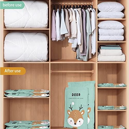 Vacuum Storage Bags Vacuum Storage Bags Reusable With Electric Pump Vacuum Sealer Bags Or Clothes, Mattress, Blanket, Duvets, Pillows 4-8 Pack Compression Bags For Travel (Color : Electric Pump 4 — view 5