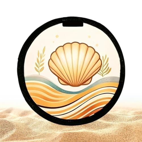 Sand Eraser for Beach Reusable Waterless with Carabiner Clip
