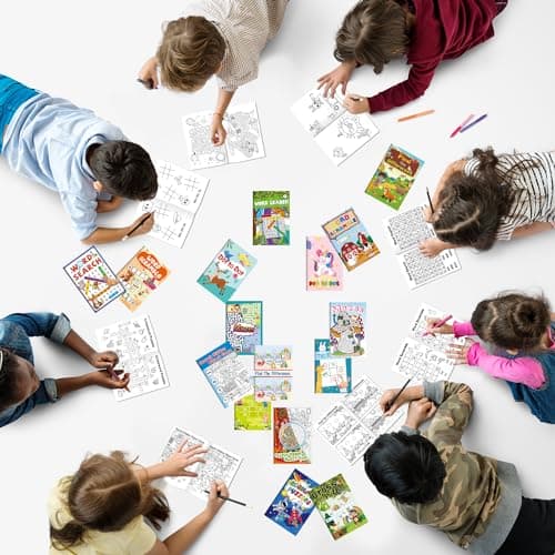 Kalysky 24 Pack Activity Book, Mini Activity Books for Kids Party Favours — view 6