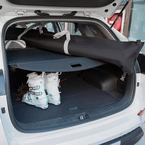 Ski Bag - for 1 Pair of Skis and Poles, Heavy Duty Padded Ski Bags for Air Travel, Carry and Store Equipment, 185cm — view 4