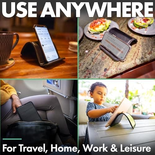 Flight Flap Airplane Phone Holder - Foldable Phone Stand for Plane Travel — view 6